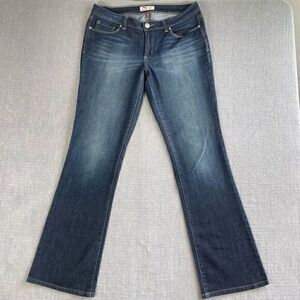 Lei Ashley Low Rise Slim Boot Dark Denim Bootcut Jeans Junior Women’s Size 13L